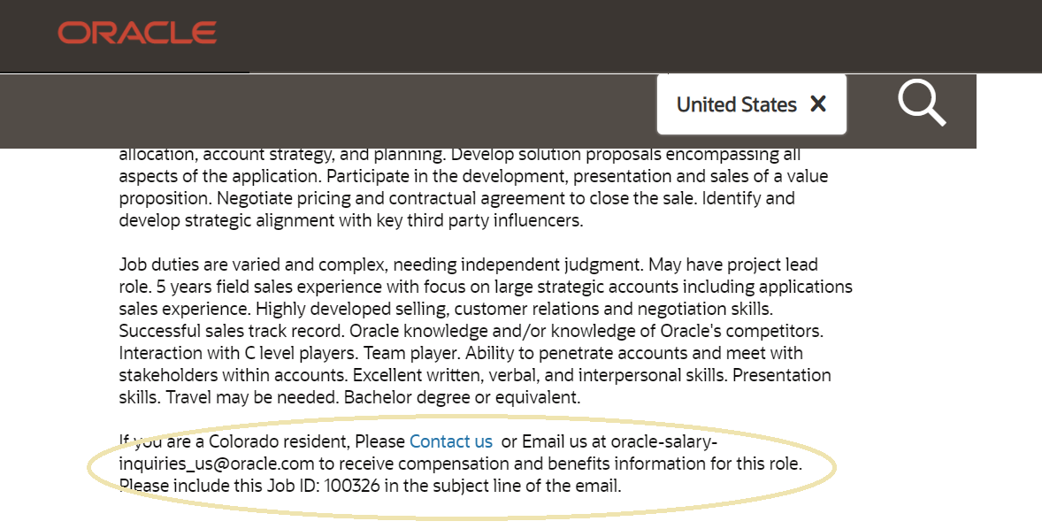 Oracle Email for Salary Information 